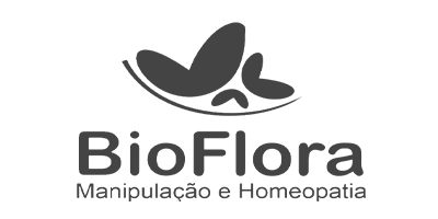 logo bioflora cor cinza